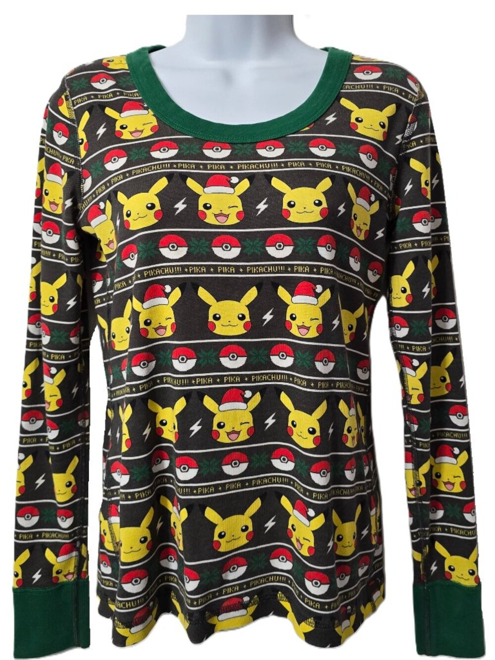 Hanna Andersson Pikachu Pokemon Pajama XS Shirt Stretch Organic Cotton Yellow